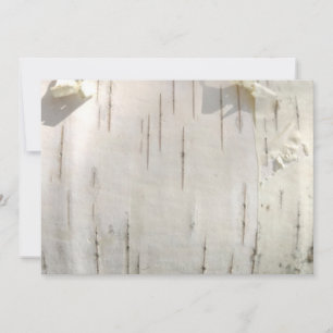 Invitación Patrón de la corteza de Birch