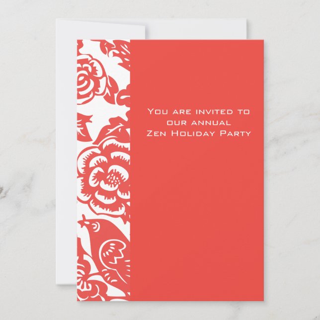 Invitación Patrón de la vara roja (Anverso)