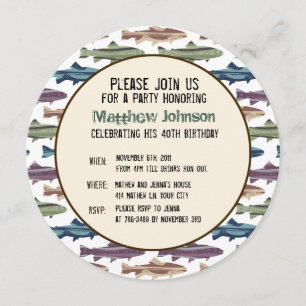 Invitación Patrón de Luces de Pesca