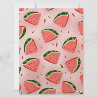 Invitación Patrón de Melón de Agua