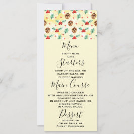 Invitación Patrón de Navidades de hormigón y hueso