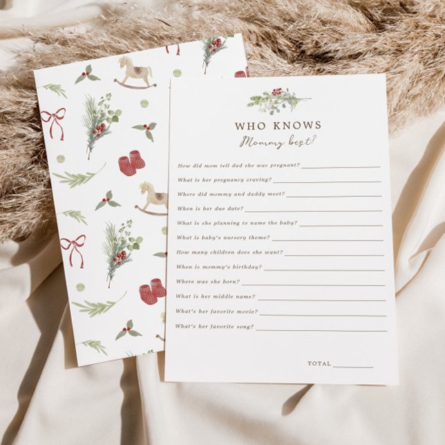 Invitación Patrón de navidades que conoce a mi mejor carta de (Subido por el creador)