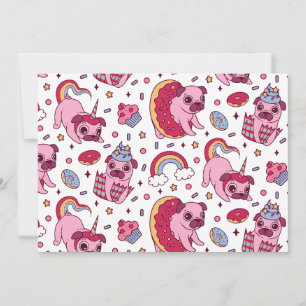 Invitación Patrón de perro lindo para amantes de los perros