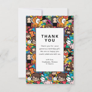 Invitación Patrón de Personajes de Harry Potter Cumpleaños Gr