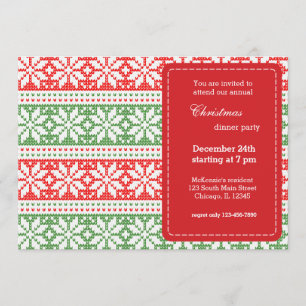 Invitación Patrón de punto