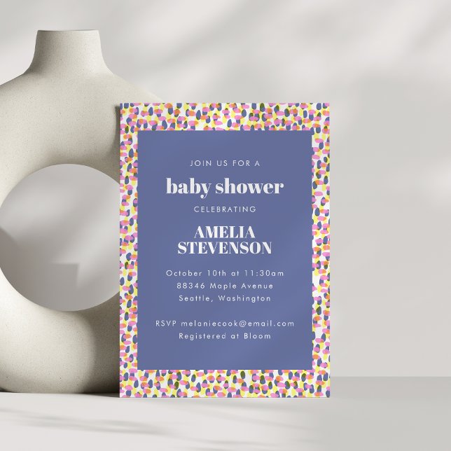 Invitación Patrón de punto de resumen púrpura de reproducción (Subido por el creador)