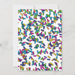 Invitación Patrón de rociadores dispersos