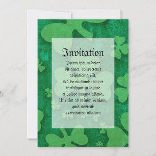 Invitación Patrón de Shamrock