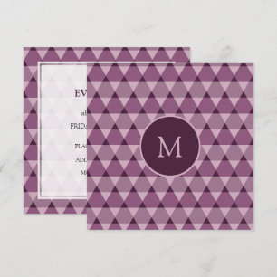 Invitación Patrón de triángulos