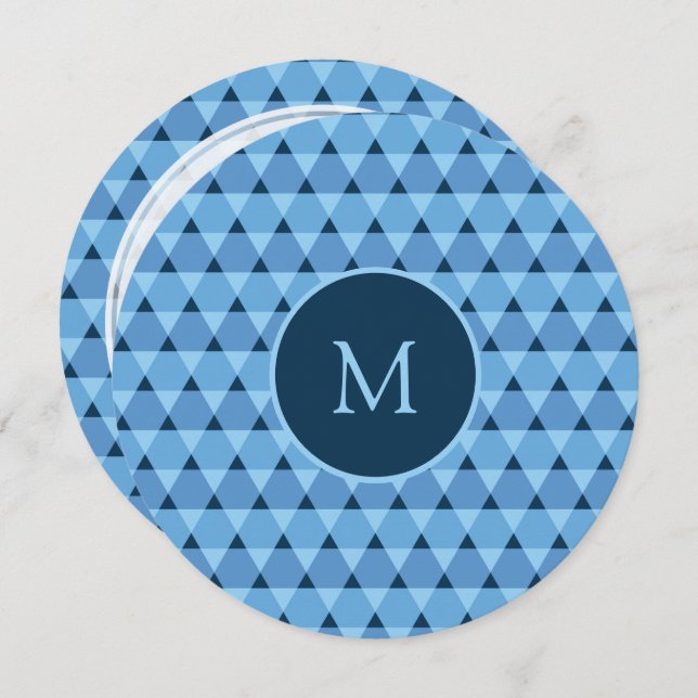 Invitación Patrón de triángulos (Anverso / Reverso)