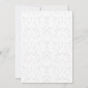 Invitación Patrón floral monocromo – Arte elegante sin costur