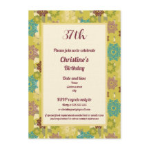 Patrón floral urbano de celebración de cumpleaños