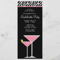Patrón Martini Rosa y Zebra