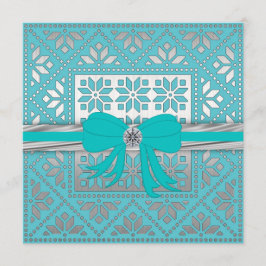 Invitación Patrón mexicano elegante
