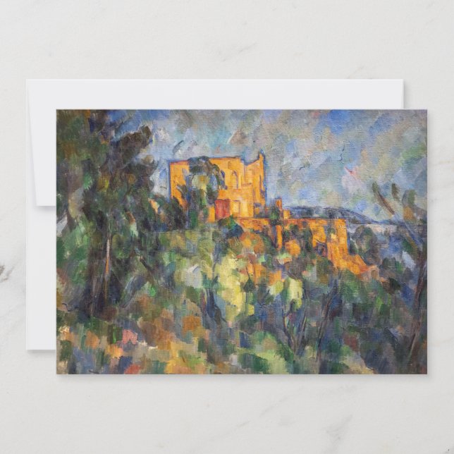 Invitación Paul Cezanne - Castillo Negro (Anverso)