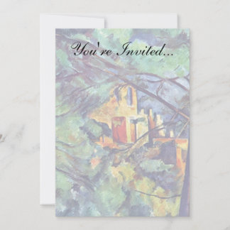Invitación Paul Cézanne - Chateau Noir El Castillo Negro