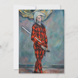 Invitación Paul Cezanne - Harlequin
