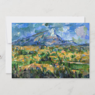 Invitación Paul Cezanne - Mont Sainte-Victoire