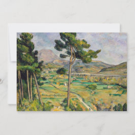 Invitación Paul Cezanne - Mont Sainte-Victoire y Viaducto