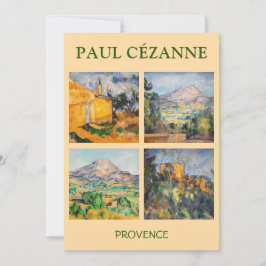 Invitación Paul Cezanne - Selección de las obras maestras del