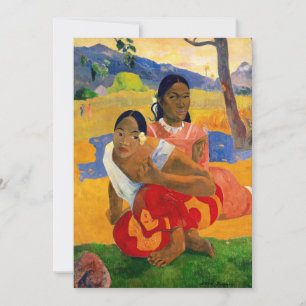 Invitación Paul Gauguin - ¿Cuándo te casarás?