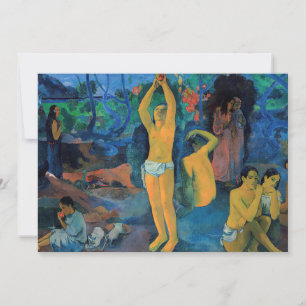 Invitación Paul Gauguin - ¿De dónde venimos?