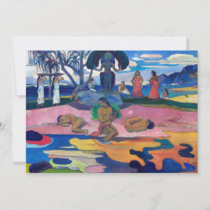 Invitación Paul Gauguin - Día del Dios / Mahana no atua