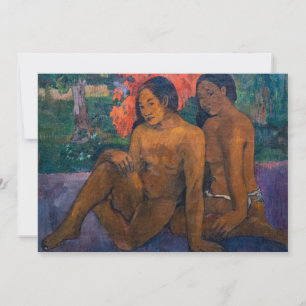 Invitación Paul Gauguin - Y el oro de sus cuerpos