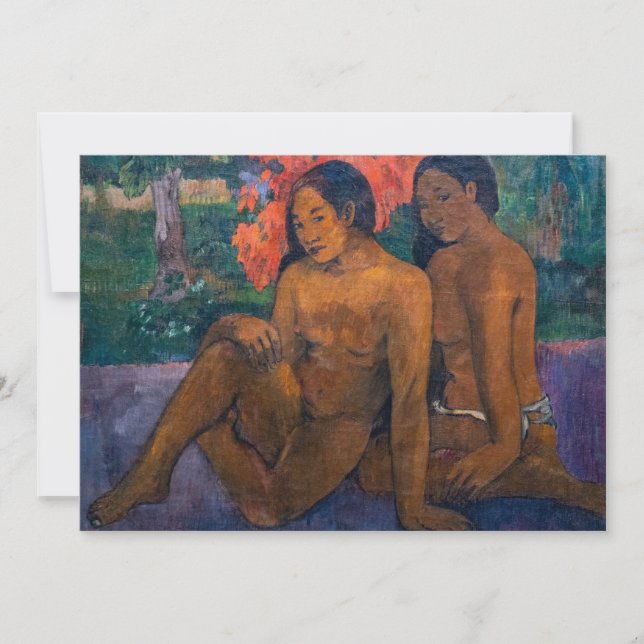 Invitación Paul Gauguin - Y el oro de sus cuerpos (Anverso)