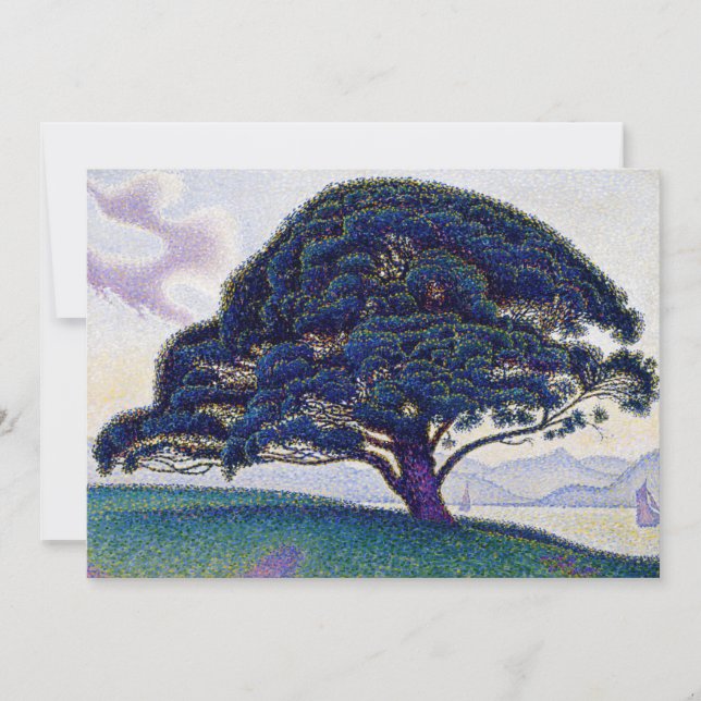 Invitación Paul Signac - El Pino Bonaventure (Anverso)