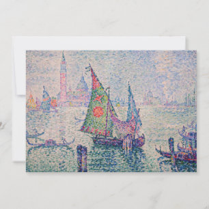Invitación Paul Signac - La Vela Verde
