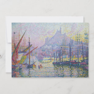 Invitación Paul Signac - Notre-Dame-de-la-Garde, Marsella