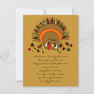 Invitación Pavo Lindo