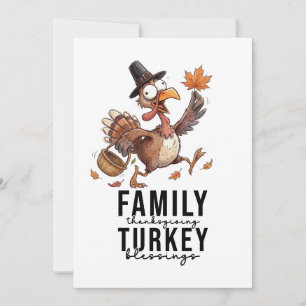 Invitación Pavo para Acción de Gracias