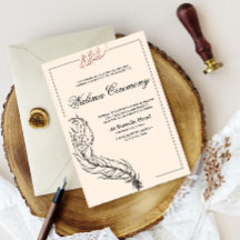 pavo real árabe Walima dibujado a mano ilustrado