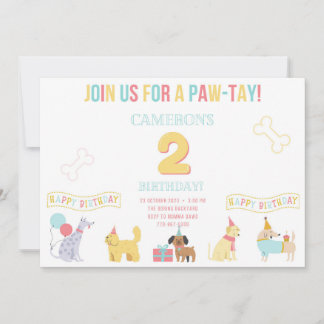 Invitación Paw-tay