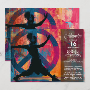 Invitación Paz en Movimiento   Arte de Paz Urbano Moderno