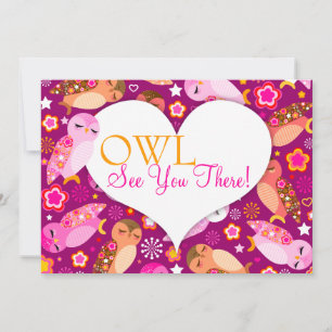 Invitación Paz y amor "OWL Nos vemos allá"