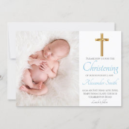 Invitación Paz y bautismo jovial