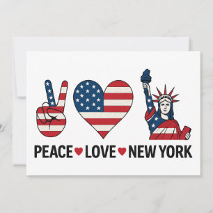 Invitación Peace Love New York