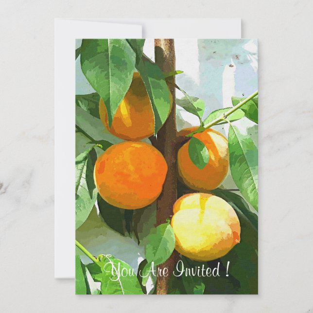 INVITACIÓN PEACHES (Anverso)