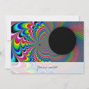 Invitación Peackock A Delic - Arte Fractal