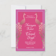 Peacocks de oro doble indio