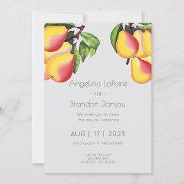 Invitación Pear Orchard - Boda