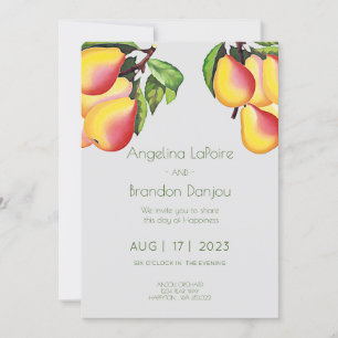 Invitación Pear Orchard - Boda