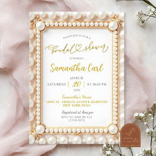 Invitación Pearl Bridal Shower