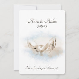 Invitación Pearl In Seashell Boda