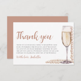 Invitación Pearls y Prosecco Bridal Shower