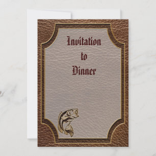 Invitación Peces de aspecto cuero