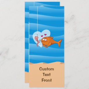 Invitación Peces y cebo enamorados